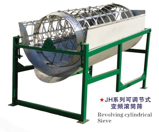 JH系列可調節式變頻滾筒篩